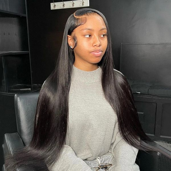 lace front wig human hair straight 180% density 13x4 hd transparent lace frontal wigs 5x5 lace closure wig for women, Black;brown
lace front wig human hair straight 180% density 13x4 hd transparent lace frontal wigs 5x5 lace closure wig for women, Black;brown