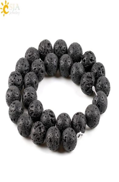 csja 14mm real natural semi precious black lava stone rock beads from volcano for bracelets necklaces diy making healing beads1519214
csja 14mm real natural semi precious black lava stone rock beads from volcano for bracelets necklaces diy making healing beads1519214