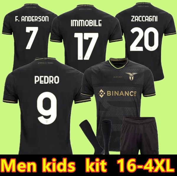 2023 lazio 10th soccer jersey 23 24 luis alberto immobile lazzari sergej anderson hysaj reina pedro lucas correa caicedo kids kit football s, Black;yellow
2023 lazio 10th soccer jersey 23 24 luis alberto immobile lazzari sergej anderson hysaj reina pedro lucas correa caicedo kids kit football s, Black;yellow