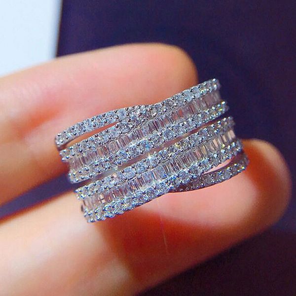 cross aaaaa zircon finger ring 925 sterling silver party wedding band rings for women men promise engagement jewelry gift, Slivery;golden
cross aaaaa zircon finger ring 925 sterling silver party wedding band rings for women men promise engagement jewelry gift, Slivery;golden