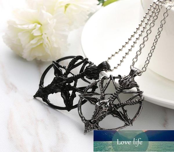 1pc retro pentagram choker alloy pan god collare skull goat head pendant necklace luck jewelry accessories for unisex97376902350255, Silver
1pc retro pentagram choker alloy pan god collare skull goat head pendant necklace luck jewelry accessories for unisex97376902350255, Silver