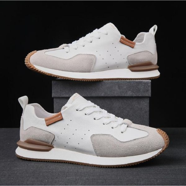 men casual shoes cowhide fashion soft-soled leather loafers youth shoes brand designer sneakers d2h56, Black
men casual shoes cowhide fashion soft-soled leather loafers youth shoes brand designer sneakers d2h56, Black