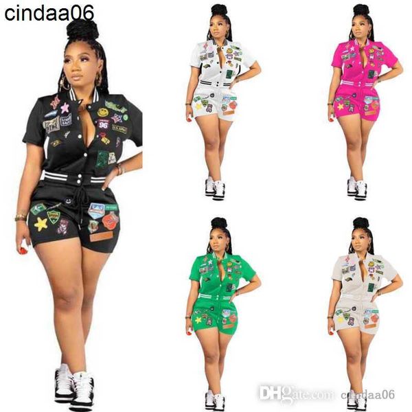 womens designer tracksuits two piece set 2023 summer new emblem print button baseball elastic thread suit, Gray
womens designer tracksuits two piece set 2023 summer new emblem print button baseball elastic thread suit, Gray
