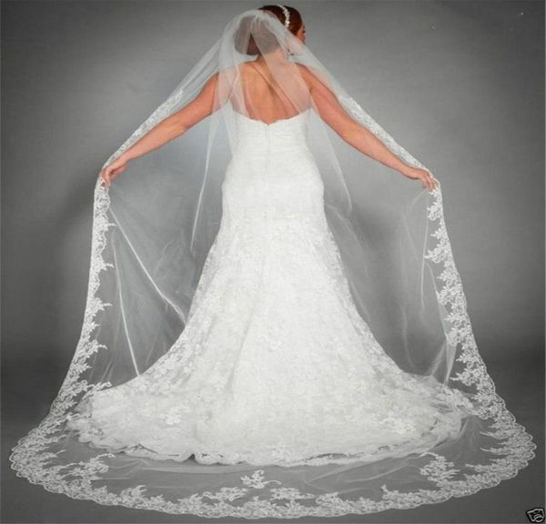 1 layer whiteivorybridal cathedral veil lace edge bridal wedding veil with comb 1t bridal veils8927655, Black
1 layer whiteivorybridal cathedral veil lace edge bridal wedding veil with comb 1t bridal veils8927655, Black