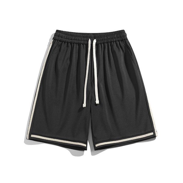 men's shorts refreshing and draped shorts, men's striped trendy brand contrasting color patchwork five part pants, White;black
men's shorts refreshing and draped shorts, men's striped trendy brand contrasting color patchwork five part pants, White;black
