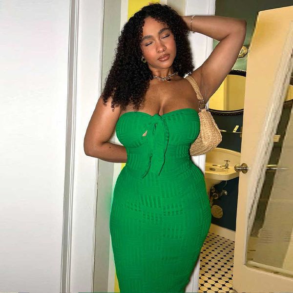 women's 2023 summer new fashion lace up bra solid color slim fit dress fitted dresses, Black;gray
women's 2023 summer new fashion lace up bra solid color slim fit dress fitted dresses, Black;gray