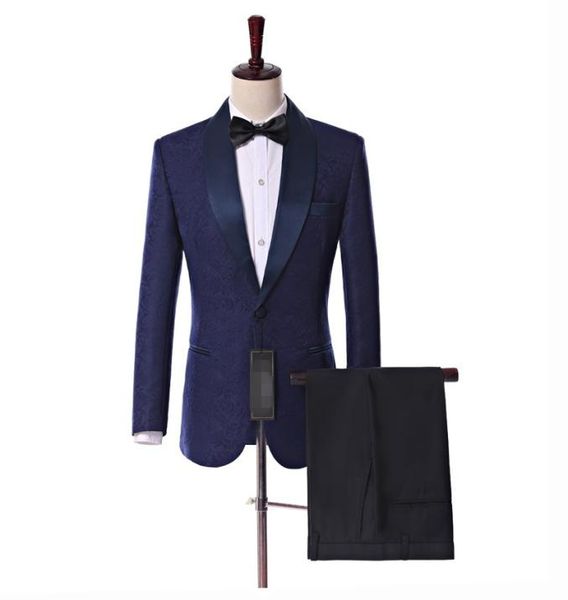 real picture side vent one button navy blue paisley groom tuxedos shawl lapel groomsmen wedding men party suits jacketpantstie9352073, Black;gray
real picture side vent one button navy blue paisley groom tuxedos shawl lapel groomsmen wedding men party suits jacketpantstie9352073, Black;gray