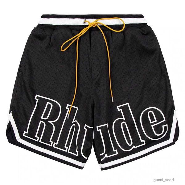 designer shorts rhude men's capsule summer beach pants mesh material breathable sweat loose fitness basketball mens short black size m-, White;black
designer shorts rhude men's capsule summer beach pants mesh material breathable sweat loose fitness basketball mens short black size m-, White;black