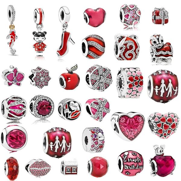 fashion 20pcs heart happy birthday family carp christmas gift box red apple charm sterling silver european charms bead fit pandora bracelets, Black
fashion 20pcs heart happy birthday family carp christmas gift box red apple charm sterling silver european charms bead fit pandora bracelets, Black