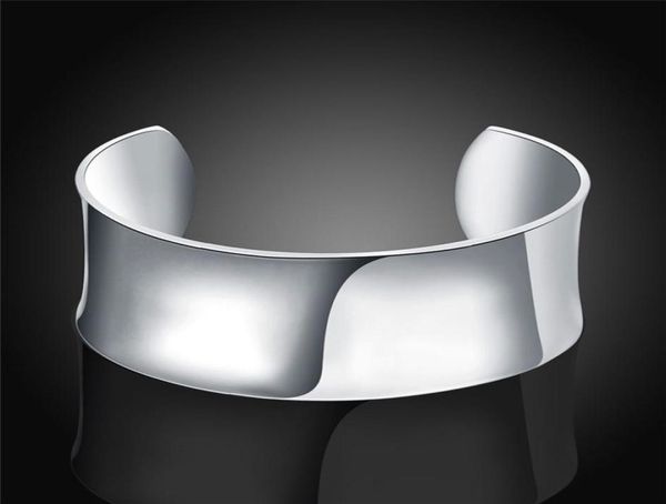 925 sterling silver cuff bangle bracelets women smooth open bracelet fashion jewelry engagement christmas gift 1220 t26675060, White
925 sterling silver cuff bangle bracelets women smooth open bracelet fashion jewelry engagement christmas gift 1220 t26675060, White
