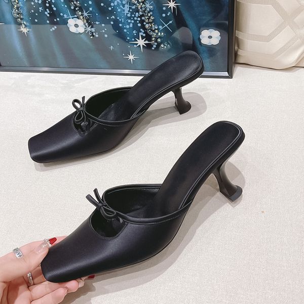 cyber red silk luxury designer womens shoes flat headed bow tie womens sandals summer outdoor slippers temperament high grade feeling slippe, Black
cyber red silk luxury designer womens shoes flat headed bow tie womens sandals summer outdoor slippers temperament high grade feeling slippe, Black