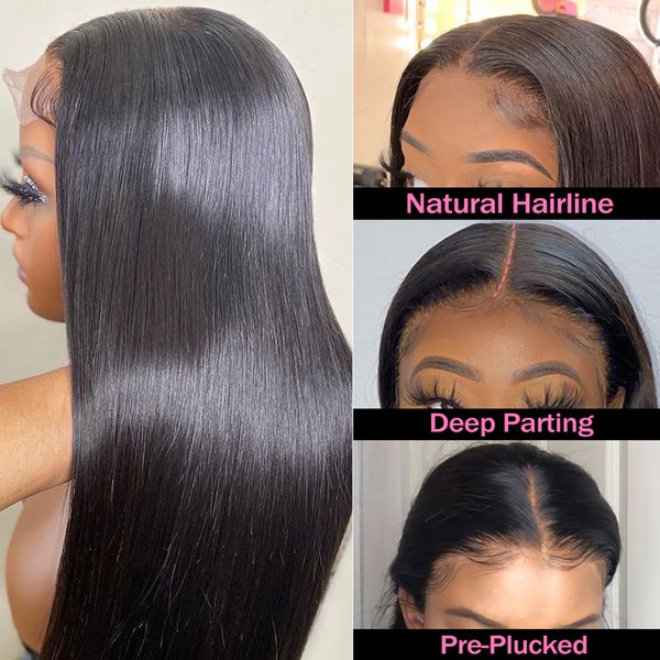 30 inch long straight 4x4 lace closure wigs human hair pre-plucked brazilian hair wigs for black women natural color wig, Black;brown
30 inch long straight 4x4 lace closure wigs human hair pre-plucked brazilian hair wigs for black women natural color wig, Black;brown