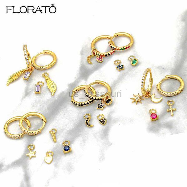 stud 925 sterling silver needle colorful crystal hoop earrings for women four pendant moonstarcrossheart earrings luxury jewelry j230529, Golden;silver
stud 925 sterling silver needle colorful crystal hoop earrings for women four pendant moonstarcrossheart earrings luxury jewelry j230529, Golden;silver