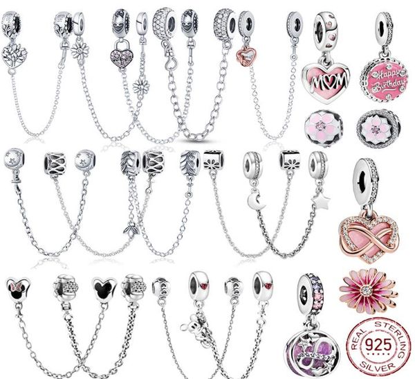 925 sterling silver 9 models zircon safety chain charms bead fit pandora bracelets charm dangle diy1935973, Bronze;silver
925 sterling silver 9 models zircon safety chain charms bead fit pandora bracelets charm dangle diy1935973, Bronze;silver