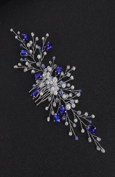 headpieces blue crystal wedding hair accessories rhinestone romantic women ornaments bride headband bridal headdress tiara comb4650213, Silver
headpieces blue crystal wedding hair accessories rhinestone romantic women ornaments bride headband bridal headdress tiara comb4650213, Silver