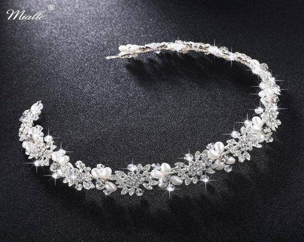 miallo luxury clear crystal bridal hair vine pearls wedding hair jewelry accessories headpiece women crowns pageant hsj45065097067, Slivery;golden
miallo luxury clear crystal bridal hair vine pearls wedding hair jewelry accessories headpiece women crowns pageant hsj45065097067, Slivery;golden