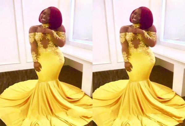 2019 yellow african mermaid prom dresses long lace off shoulder long sleeves see through sweep train formal evening party wear gow2121815, Black
2019 yellow african mermaid prom dresses long lace off shoulder long sleeves see through sweep train formal evening party wear gow2121815, Black