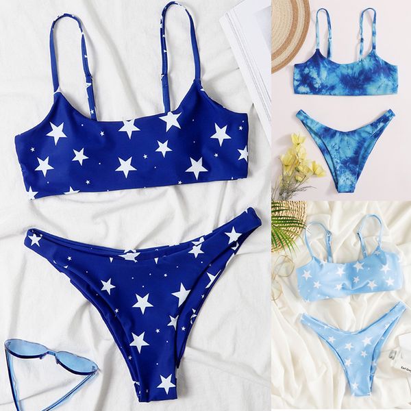 star print two-pieces suits low waist swimwear spaghetti strap bikinis for lady solid color swimming equipment brazilian summer women water
star print two-pieces suits low waist swimwear spaghetti strap bikinis for lady solid color swimming equipment brazilian summer women water
