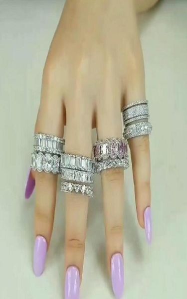 vecalon 18 styles classiic promise ring diamond real 925 sterling silver wedding band rings for women men party jewelry7933040, Slivery;golden
vecalon 18 styles classiic promise ring diamond real 925 sterling silver wedding band rings for women men party jewelry7933040, Slivery;golden