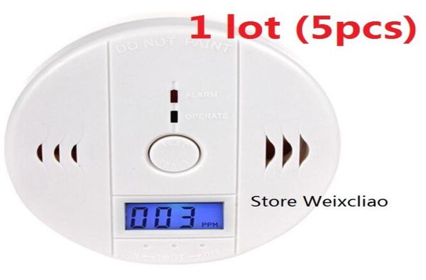 5pcs 1 lot with batteries co carbon monoxide alarm detector poisoning gas smoke sensor home use easy to install sound lcd 8169068
5pcs 1 lot with batteries co carbon monoxide alarm detector poisoning gas smoke sensor home use easy to install sound lcd 8169068