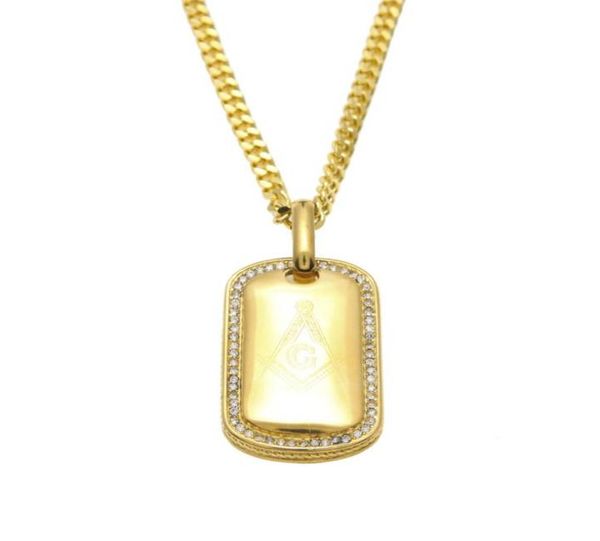 men women stainless steel dog tag army military card masonic pendant fashion punk jewelry gold hip hop necklace cuban chain2688955, Silver
men women stainless steel dog tag army military card masonic pendant fashion punk jewelry gold hip hop necklace cuban chain2688955, Silver