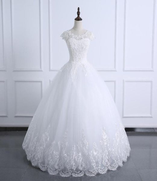 scoop neck tulle with lace appliques ball gown wedding dresses 2019 romantic bridal gowns vestido de novia1189486, White
scoop neck tulle with lace appliques ball gown wedding dresses 2019 romantic bridal gowns vestido de novia1189486, White