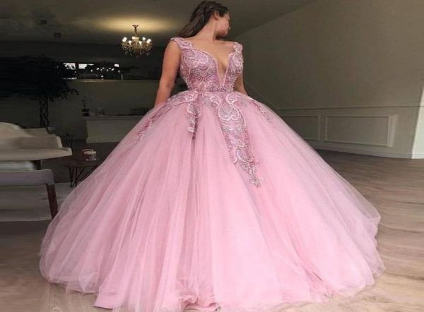 deep v neck beaded applique prom dresses 2019 long puffy tulle a line formal party evening gowns5395879, Black
deep v neck beaded applique prom dresses 2019 long puffy tulle a line formal party evening gowns5395879, Black