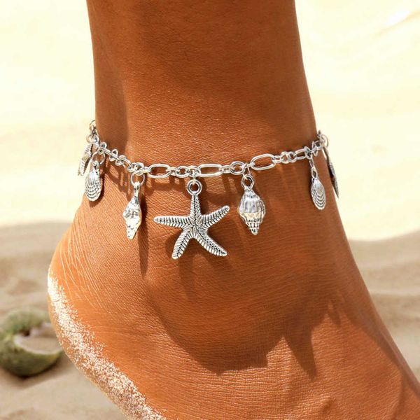 anklets vintage anklets for women starfish pendant anklet summer beach foot ankle bohemian anklet bracelet on leg jewelry 2023 aa230530, Red;blue
anklets vintage anklets for women starfish pendant anklet summer beach foot ankle bohemian anklet bracelet on leg jewelry 2023 aa230530, Red;blue