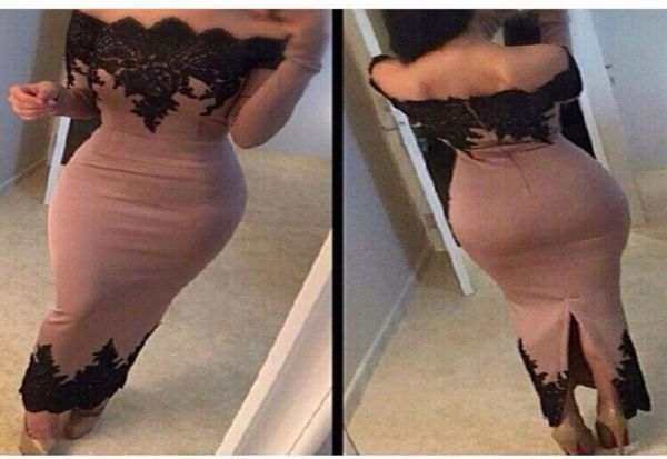 vestidos de noiva new prom dresses off the shoulder long sleeve lace appliques sheath ankle length formal party dress evening gown3528847, Black
vestidos de noiva new prom dresses off the shoulder long sleeve lace appliques sheath ankle length formal party dress evening gown3528847, Black