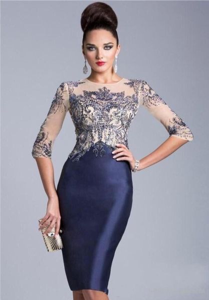sheath elegant mermaid jewel neckline tea length lace satin cocktail party dress with applique beading3215974, Black
sheath elegant mermaid jewel neckline tea length lace satin cocktail party dress with applique beading3215974, Black