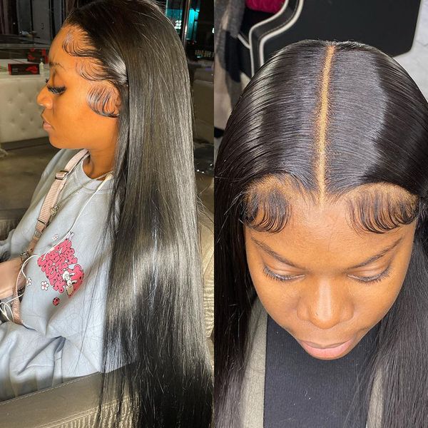 rosabeauty 30 40 inch 13x6 straight lace front wig brazilian human hair 4x4 13x4 transparent closure frontal wigs for women 250%, Black;brown
rosabeauty 30 40 inch 13x6 straight lace front wig brazilian human hair 4x4 13x4 transparent closure frontal wigs for women 250%, Black;brown