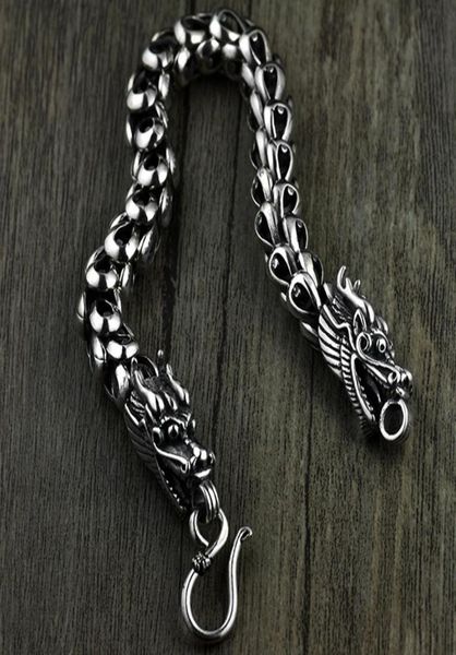dragon scale bracelet chain real pure 925 sterling silver double heads vintage punk rock retro style men jewelry cx2007066921223, Black
dragon scale bracelet chain real pure 925 sterling silver double heads vintage punk rock retro style men jewelry cx2007066921223, Black
