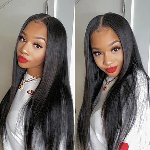 180% density girl long straight v u part human hair wig no glue no lace mechanism brazilian wig black woman wig, Black;brown
180% density girl long straight v u part human hair wig no glue no lace mechanism brazilian wig black woman wig, Black;brown