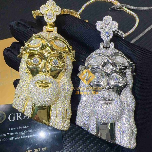 pass testersining man jewelry hip hop pendant 925 silver yellow gold plated vvs1 pear+marquise moissanite diamond jesus pendant
pass testersining man jewelry hip hop pendant 925 silver yellow gold plated vvs1 pear+marquise moissanite diamond jesus pendant