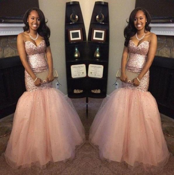 2017 african blush pink sequin mermaid prom dresses crystal sweetheart tulle trumpet train floor length formal evening celebrity p7849769, Black
2017 african blush pink sequin mermaid prom dresses crystal sweetheart tulle trumpet train floor length formal evening celebrity p7849769, Black
