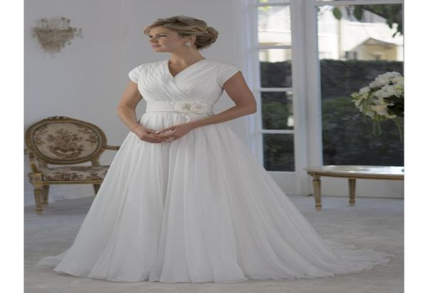 simple ruched chiffon modest wedding dresses with cap sleeves v neck long reception bridal gown short sleeves buttons back flowers7804836, White
simple ruched chiffon modest wedding dresses with cap sleeves v neck long reception bridal gown short sleeves buttons back flowers7804836, White