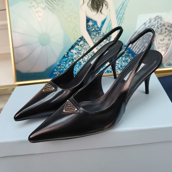 2023 spring/summer new pointed black high heels leather back strap sandals slim heels womens shoes ladies style luxury designer single shoe
2023 spring/summer new pointed black high heels leather back strap sandals slim heels womens shoes ladies style luxury designer single shoe