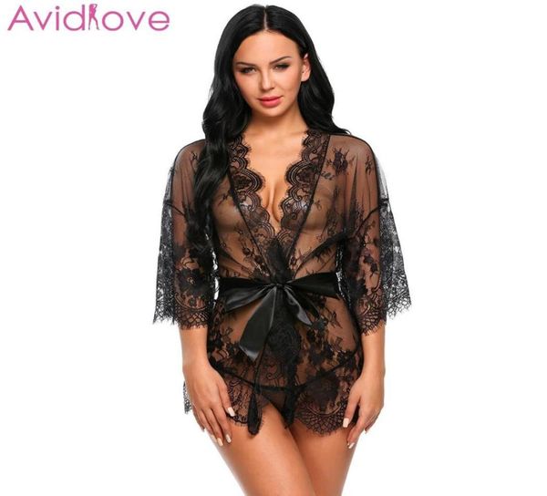 avidlove women costumes lingerie lace erotic babydoll underwear belt robe transparent dressing with gstring lace mesh d8257360, Red;black
avidlove women costumes lingerie lace erotic babydoll underwear belt robe transparent dressing with gstring lace mesh d8257360, Red;black