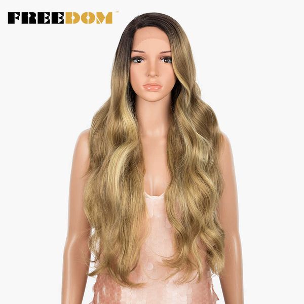 synthetic lace wig side part lace wig 30 inch long wavy blonde synthetic wigs for black women cosplay wig 230524, Black;brown
synthetic lace wig side part lace wig 30 inch long wavy blonde synthetic wigs for black women cosplay wig 230524, Black;brown