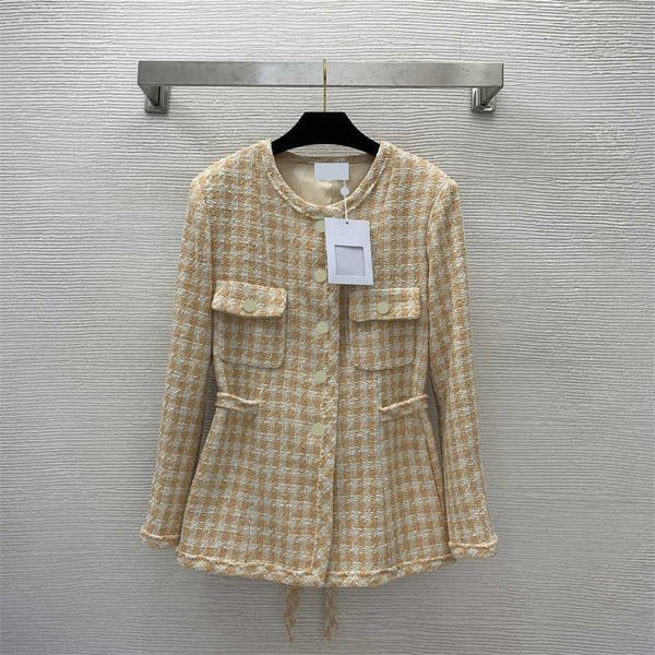 tweed jackets women fashionable colour blocked plaid fabric metal chain at hem round neck long sleeve jacket designer women clothing spring, Black;brown
tweed jackets women fashionable colour blocked plaid fabric metal chain at hem round neck long sleeve jacket designer women clothing spring, Black;brown