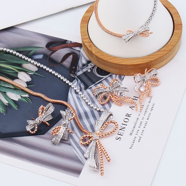 silver gold cross bow fine chain diamond pendants long necklaces for women trendy set luxury designer jewelry party christmas wedding gifts
silver gold cross bow fine chain diamond pendants long necklaces for women trendy set luxury designer jewelry party christmas wedding gifts