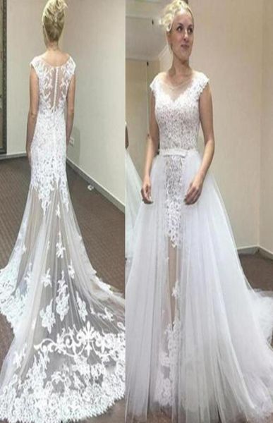 dream illusion white lace wedding dress with detachable train skirt two way bridal dresses see through vestido de novia vestidos c5369541
dream illusion white lace wedding dress with detachable train skirt two way bridal dresses see through vestido de novia vestidos c5369541