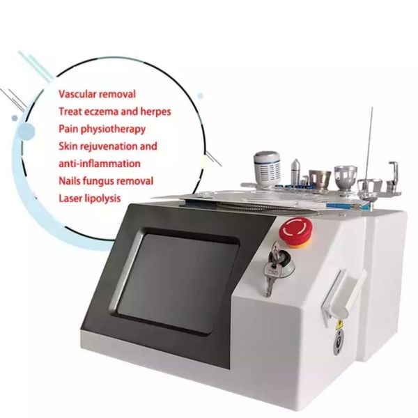 multifunction rf equipment vascular 980nm diode laser nail fungus 6 in 1 safe and scarless 60w treatment physiotherapy beauty salon machine, Black
multifunction rf equipment vascular 980nm diode laser nail fungus 6 in 1 safe and scarless 60w treatment physiotherapy beauty salon machine, Black