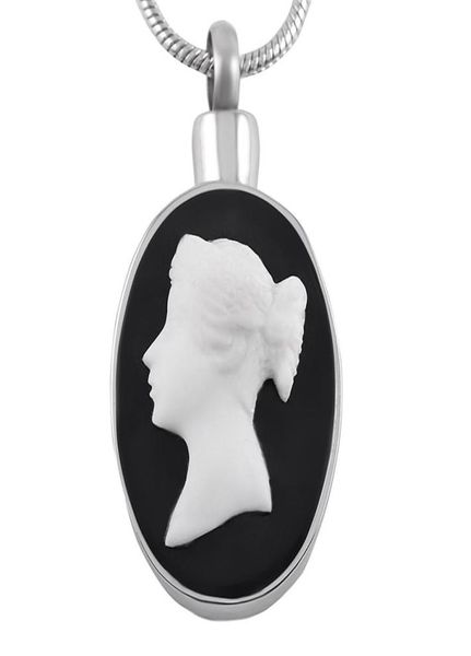 ijd9194 stainless steel cremation lady statue of oval pendant keepsake for ashes urn memorial necklace for women men jewelry279g2552292, Silver
ijd9194 stainless steel cremation lady statue of oval pendant keepsake for ashes urn memorial necklace for women men jewelry279g2552292, Silver