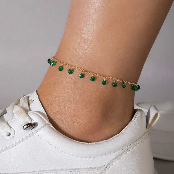 anklets tocona elegant green crystal stone pendant anklet women's geometric alloy metal adjustable jewelry collar single layer anklet a, Red;blue
anklets tocona elegant green crystal stone pendant anklet women's geometric alloy metal adjustable jewelry collar single layer anklet a, Red;blue