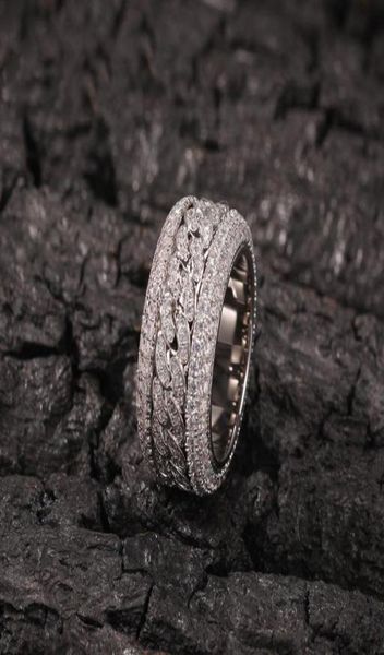bling hip hop iced out cubic zirconia cz ring men women spinner cuban chain round rings party jewelry258r3590361, Silver
bling hip hop iced out cubic zirconia cz ring men women spinner cuban chain round rings party jewelry258r3590361, Silver
