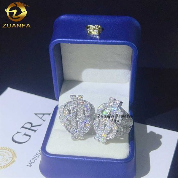 fine jewelry wholesale price hip hop money rich diamond ring iced out vvs moissanite rings for men, Silver
fine jewelry wholesale price hip hop money rich diamond ring iced out vvs moissanite rings for men, Silver