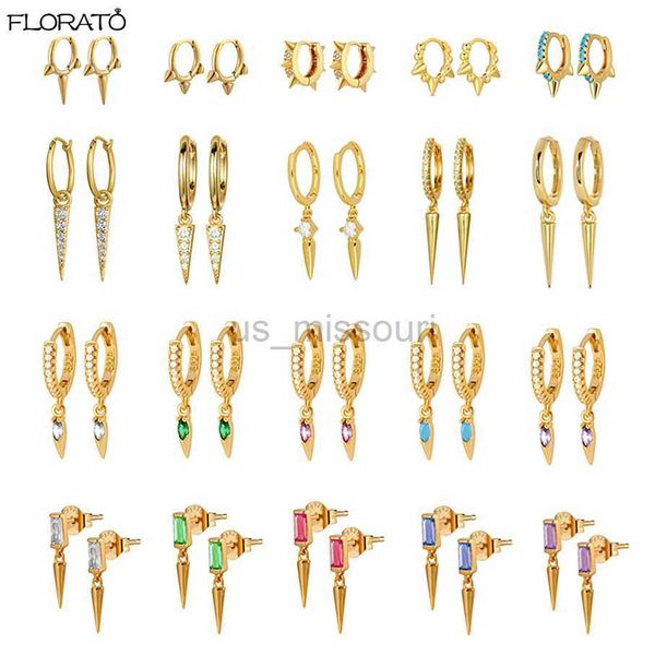 stud 925 sterling silver needle punk spike rivet hoop earrings for women huggie earrings ear cuff piercing earring gothic jewelry j230529, Golden;silver
stud 925 sterling silver needle punk spike rivet hoop earrings for women huggie earrings ear cuff piercing earring gothic jewelry j230529, Golden;silver