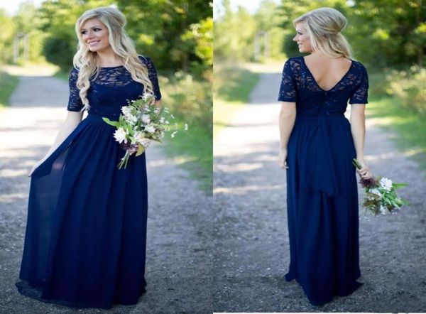 boho lace bridesmaid prom dress navy blue backless jewel neck illusion short sleeves chiffon empire long wedding party guest1124617, Red;white
boho lace bridesmaid prom dress navy blue backless jewel neck illusion short sleeves chiffon empire long wedding party guest1124617, Red;white