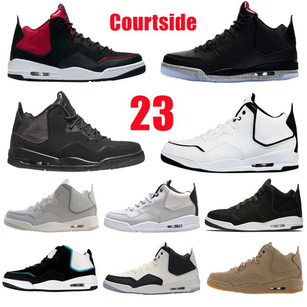 courtside 23 mens womens basketball shoes grey fog triple black white dark concord cool grey cement sneakers 23s trainers 36-46
courtside 23 mens womens basketball shoes grey fog triple black white dark concord cool grey cement sneakers 23s trainers 36-46